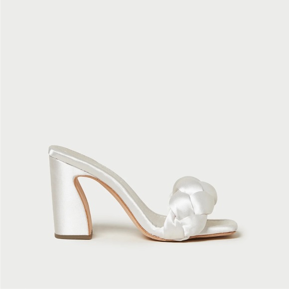 Loeffler Randall Freya Cream Braided Curve Mule - Picture 2 of 7